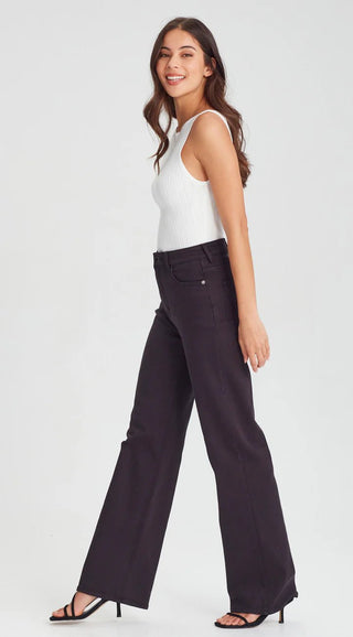 Ruby May Straight leg Jeans - Black - G6492 - All About A Girl