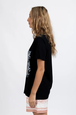 Federation Rush Tee Love Club Black, Detail | AAAG