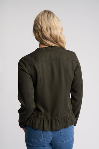 Sawyer Jacket - Khaki - 2047N - All About A Girl