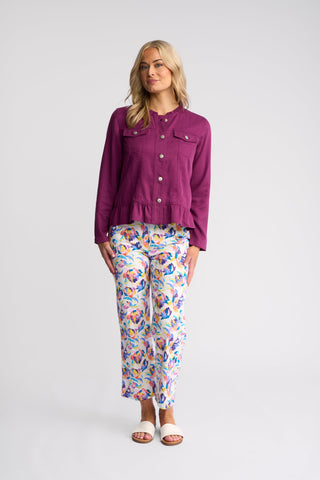 Sawyer Jacket - Plum - 2047N - All About A Girl