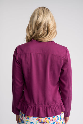 Sawyer Jacket - Plum - 2047N - All About A Girl