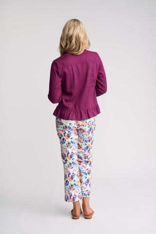 Sawyer Jacket - Plum - 2047N - All About A Girl
