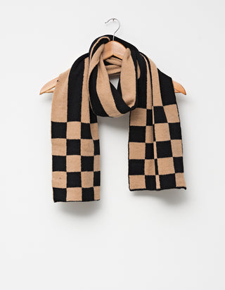 Scarves - Natural Check and Stripe