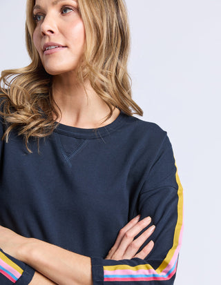 Sella Sweatshirt - Navy - 8178063.NAVY - All About A Girl