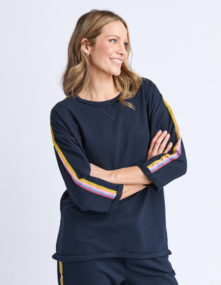 Sella Sweatshirt - Navy - 8178063.NAVY - All About A Girl