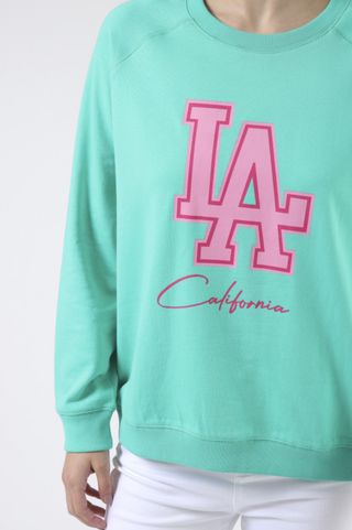 Classic Sweatshirt LA California - Mint