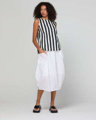 Shiro Top - Mono Stripe - SS26TP44 - All About A Girl