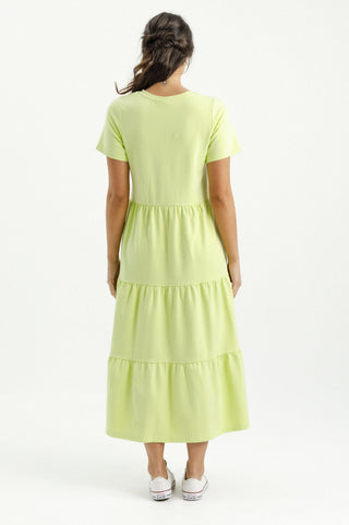 Short Sleeve Kendall Dress - Lime - HL388 08 - allaboutagirl