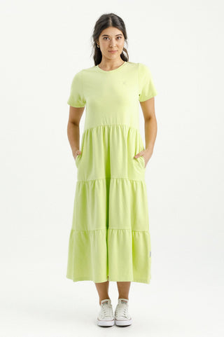 Short Sleeve Kendall Dress - Lime - HL388 08 - allaboutagirl