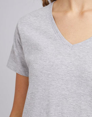 Silent Theory Marvellous Tee - Grey Marle - 60X5007.GRM - allaboutagirl