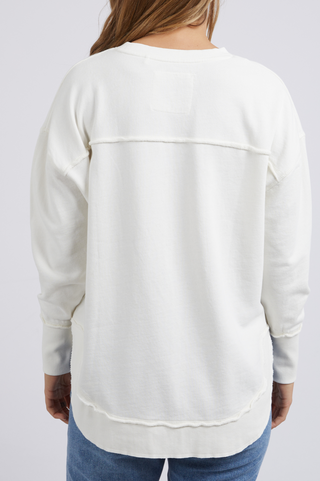 Simplified Sweatshirt - Ecru