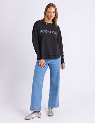 Simplified Confetti Crew - Black - 55X0292.BLK - All About A Girl
