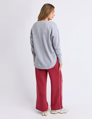 Simplified Confetti Sweatshirt - Grey Marle