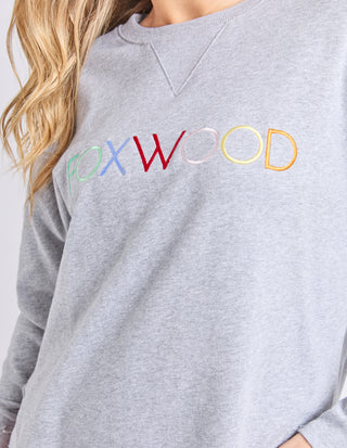 Simplified Confetti Sweatshirt - Grey Marle