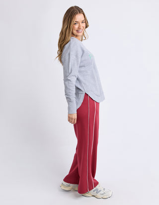 Simplified Confetti Sweatshirt - Grey Marle