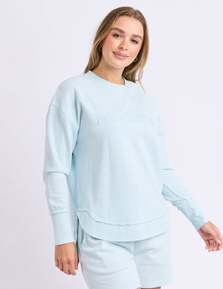 Simplified Sweatshirt - Cool Blue - 55X0104.PBLU - All About A Girl