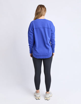 Simplified Sweatshirt - Dazzling Blue - 55X0104.DBLU - All About A Girl