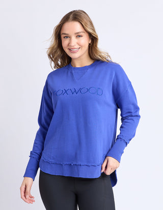 Simplified Sweatshirt - Dazzling Blue - 55X0104.DBLU - All About A Girl