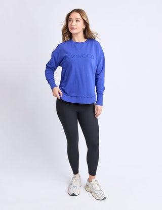Simplified Sweatshirt - Dazzling Blue - 55X0104.DBLU - All About A Girl