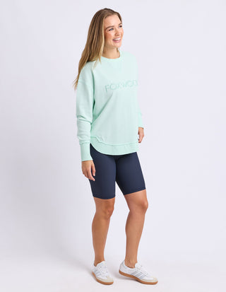 Simplified Sweatshirt - Pale Mint - 55X0104.PMNT - All About A Girl