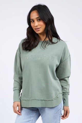 Simplified Sweatshirt - Sage - 55X0104.SAGE - allaboutagirl