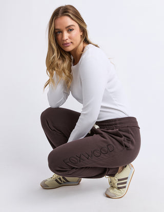 Simplified Track Pants - Coffee