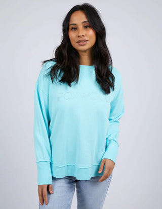 Simplified Sweatshirt - Light Blue