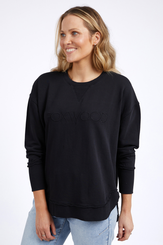 Simplified Sweatshirt - Black On Black