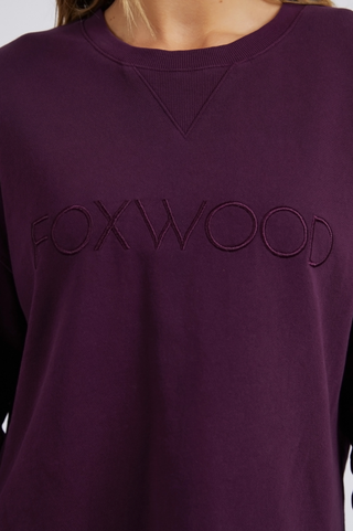 Simplified Sweatshirt - Plum