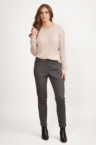 Skinny Leg Ankle Grazer Pants - Solar - 5025 - All About A Girl
