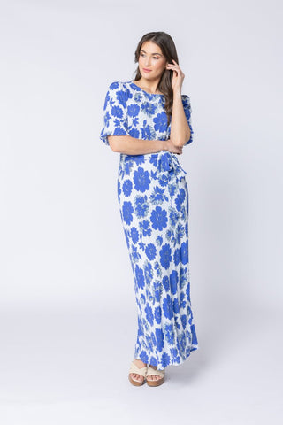 Sparkling Dress - Sapphire Bloom - LL3056-8 - All About A Girl