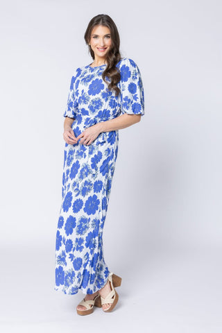 Sparkling Dress - Sapphire Bloom - LL3056-8 - All About A Girl