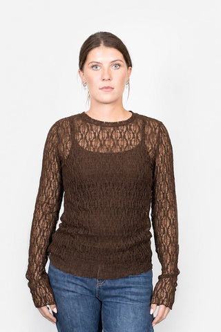 Splice Layer Top - Cocoa - CW26-SLO - All About A Girl