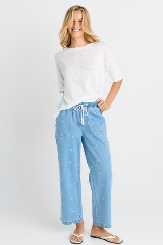Star Denim Joggers - Denim - BB8597-DEN - All About A Girl