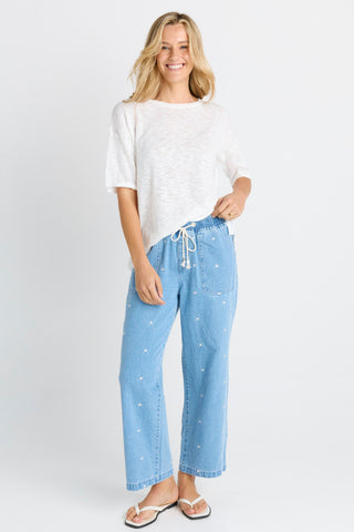 Star Denim Joggers - Denim - BB8597-DEN - All About A Girl