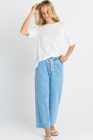 Star Denim Joggers - Denim - BB8597-DEN - All About A Girl