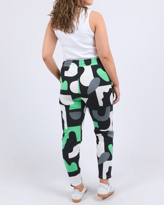 Stijl Pants - Charcoal Abstract