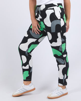 Stijl Pants - Charcoal Abstract