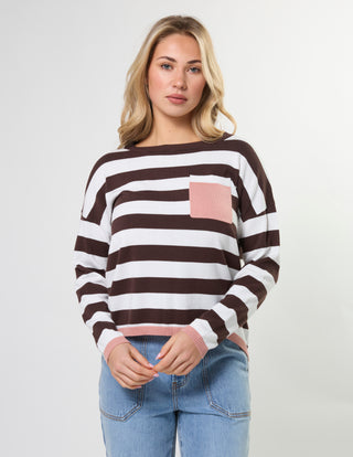 Street Pocket Jumper - Liquorice