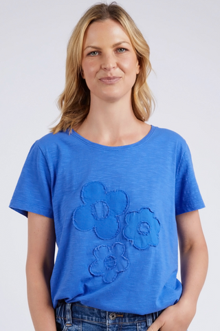 Tapestry Tee Shirt - Royal Blue