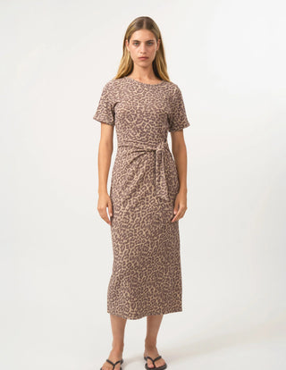 Tilly Dress - Leopard - SG26SS458 - All About A Girl