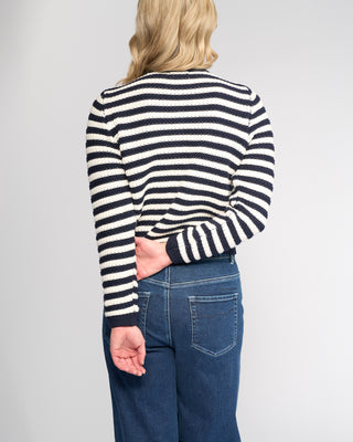 Avenue Cardigan - Ink/Cream