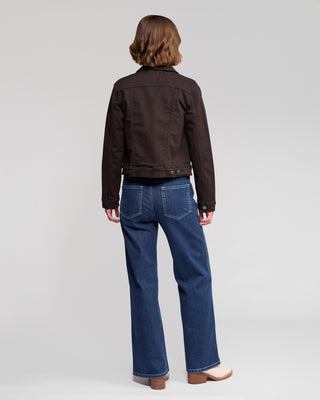 Rider Denim Jacket - Chocolate