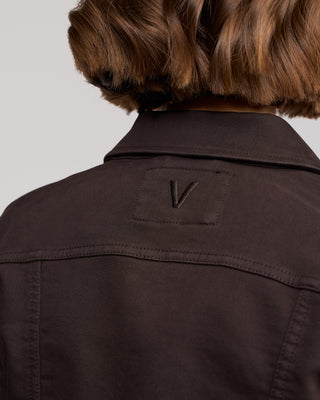Rider Denim Jacket - Chocolate