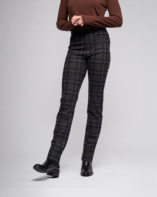 Slim Leg Pull On Ponti Pants - Nomad