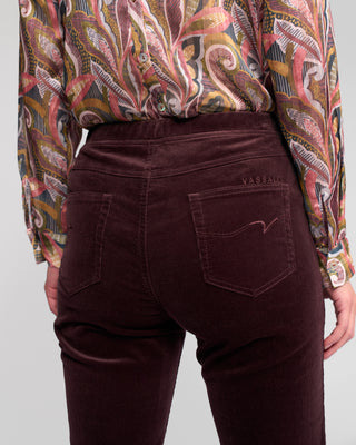 Bay Cord Pull On Pants - Merlot SS
