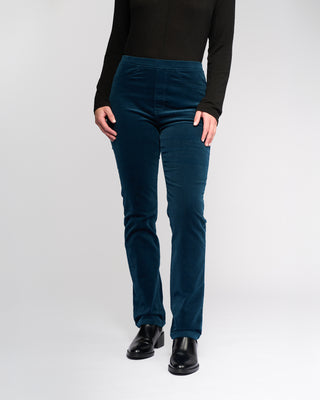 Bay Cord Pull On Pants - Petrol SS