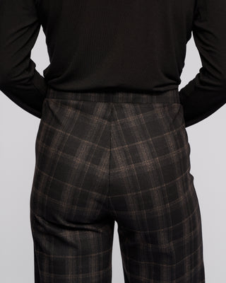 Wide Leg Loft Ponti Pull On - Checkmate