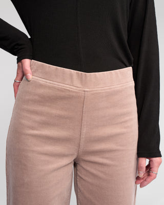 Loft Cord Wide Leg Pull On Pants - Twig
