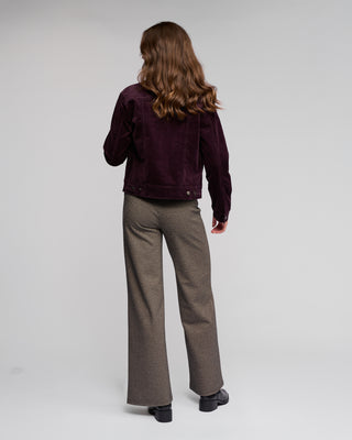Core Cord Jacket - Mulberry